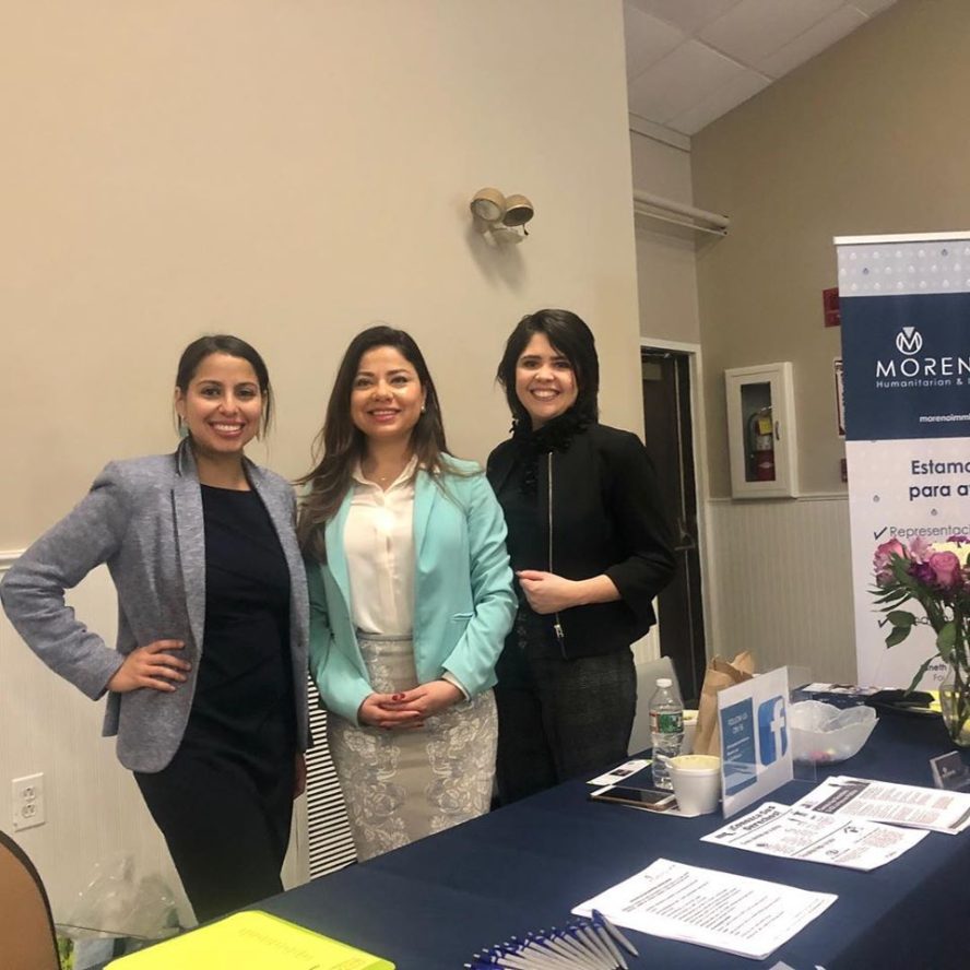 La Abogada Moreno asistió a una feria multicultural por invitación del Centro Brasileño Americano