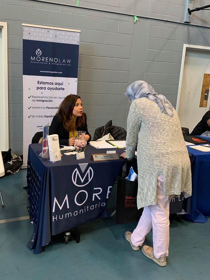 Moreno Law Participa en la Feria de Salud en East Boston